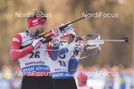 08.01.2016, Ruhpolding, Germany (GER): Emil Hegle Svendsen (NOR) -  IBU world cup biathlon, sprint men, Ruhpolding replacing Oberhof (GER). www.nordicfocus.com. © Manzoni/NordicFocus. Every downloaded picture is fee-liable.