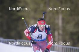 08.01.2016, Ruhpolding, Germany (GER): Evgeniy Garanichev (RUS) -  IBU world cup biathlon, sprint men, Ruhpolding replacing Oberhof (GER). www.nordicfocus.com. © Manzoni/NordicFocus. Every downloaded picture is fee-liable.