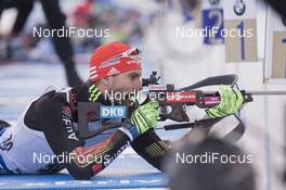 08.01.2016, Ruhpolding, Germany (GER): Arnd Peiffer (GER) -  IBU world cup biathlon, sprint men, Ruhpolding replacing Oberhof (GER). www.nordicfocus.com. © Manzoni/NordicFocus. Every downloaded picture is fee-liable.