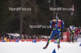 08.01.2016, Ruhpolding, Germany (GER): Martin Fourcade (FRA) -  IBU world cup biathlon, sprint men, Ruhpolding replacing Oberhof (GER). www.nordicfocus.com. © Manzoni/NordicFocus. Every downloaded picture is fee-liable.