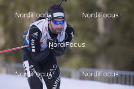08.01.2016, Ruhpolding, Germany (GER): Serafin Wiestner (SUI) -  IBU world cup biathlon, sprint men, Ruhpolding replacing Oberhof (GER). www.nordicfocus.com. © Manzoni/NordicFocus. Every downloaded picture is fee-liable.