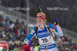 08.01.2016, Ruhpolding, Germany (GER): Laura Toivanen (FIN) -  IBU world cup biathlon, sprint women, Ruhpolding replacing Oberhof (GER). www.nordicfocus.com. © Manzoni/NordicFocus. Every downloaded picture is fee-liable.
