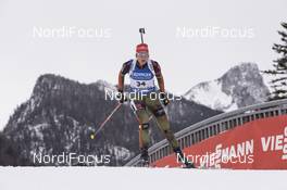 08.01.2016, Ruhpolding, Germany (GER): Vanessa Hinz (GER) -  IBU world cup biathlon, sprint women, Ruhpolding replacing Oberhof (GER). www.nordicfocus.com. © Manzoni/NordicFocus. Every downloaded picture is fee-liable.