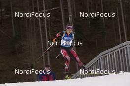 08.01.2016, Ruhpolding, Germany (GER): Dunja Zdouc (AUT) -  IBU world cup biathlon, sprint women, Ruhpolding replacing Oberhof (GER). www.nordicfocus.com. © Manzoni/NordicFocus. Every downloaded picture is fee-liable.