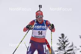 08.01.2016, Ruhpolding, Germany (GER): Susan Dunklee (USA) -  IBU world cup biathlon, sprint women, Ruhpolding replacing Oberhof (GER). www.nordicfocus.com. © Manzoni/NordicFocus. Every downloaded picture is fee-liable.