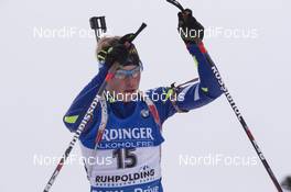 08.01.2016, Ruhpolding, Germany (GER): Marie Dorin (FRA) -  IBU world cup biathlon, sprint women, Ruhpolding replacing Oberhof (GER). www.nordicfocus.com. © Manzoni/NordicFocus. Every downloaded picture is fee-liable.