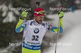 13.01.2016, Ruhpolding, Germany (GER): Jakov Fak (SLO) -  IBU world cup biathlon, individual men, Ruhpolding (GER). www.nordicfocus.com. © Manzoni/NordicFocus. Every downloaded picture is fee-liable.