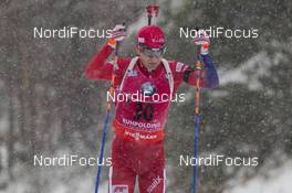 13.01.2016, Ruhpolding, Germany (GER): Ole Einar Bjoerndalen (NOR) -  IBU world cup biathlon, individual men, Ruhpolding (GER). www.nordicfocus.com. © Manzoni/NordicFocus. Every downloaded picture is fee-liable.