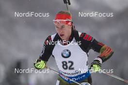13.01.2016, Ruhpolding, Germany (GER): Johannes Kuehn (GER) -  IBU world cup biathlon, individual men, Ruhpolding (GER). www.nordicfocus.com. © Manzoni/NordicFocus. Every downloaded picture is fee-liable.