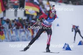 14.01.2016, Ruhpolding, Germany (GER): Rosanna Crawford (CAN) -  IBU world cup biathlon, individual women, Ruhpolding (GER). www.nordicfocus.com. © Manzoni/NordicFocus. Every downloaded picture is fee-liable.