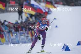 14.01.2016, Ruhpolding, Germany (GER): Susan Dunklee (USA) -  IBU world cup biathlon, individual women, Ruhpolding (GER). www.nordicfocus.com. © Manzoni/NordicFocus. Every downloaded picture is fee-liable.