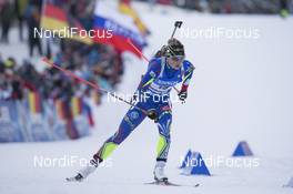 14.01.2016, Ruhpolding, Germany (GER): Marie Dorin (FRA) -  IBU world cup biathlon, individual women, Ruhpolding (GER). www.nordicfocus.com. © Manzoni/NordicFocus. Every downloaded picture is fee-liable.