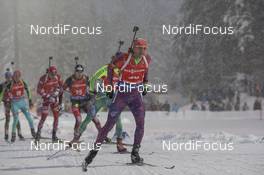 16.01.2016, Ruhpolding, Germany (GER): Lowell Bailey (USA) -  IBU world cup biathlon, mass men, Ruhpolding (GER). www.nordicfocus.com. © Manzoni/NordicFocus. Every downloaded picture is fee-liable.
