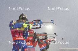 16.01.2016, Ruhpolding, Germany (GER): Martin Fourcade (FRA) -  IBU world cup biathlon, mass men, Ruhpolding (GER). www.nordicfocus.com. © Manzoni/NordicFocus. Every downloaded picture is fee-liable.