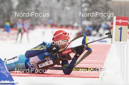 17.01.2016, Ruhpolding, Germany (GER): Olena Pidhrushna (UKR) -  IBU world cup biathlon, relay women, Ruhpolding (GER). www.nordicfocus.com. © Manzoni/NordicFocus. Every downloaded picture is fee-liable.
