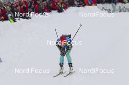 17.01.2016, Ruhpolding, Germany (GER): Valj Semerenko (UKR) -  IBU world cup biathlon, relay women, Ruhpolding (GER). www.nordicfocus.com. © Manzoni/NordicFocus. Every downloaded picture is fee-liable.