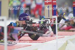 17.01.2016, Ruhpolding, Germany (GER): Miriam Goessner (GER) -  IBU world cup biathlon, relay women, Ruhpolding (GER). www.nordicfocus.com. © Manzoni/NordicFocus. Every downloaded picture is fee-liable.