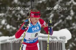 17.01.2016, Ruhpolding, Germany (GER): Fanny Horn Birkeland (NOR) -  IBU world cup biathlon, relay women, Ruhpolding (GER). www.nordicfocus.com. © Manzoni/NordicFocus. Every downloaded picture is fee-liable.