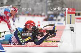 17.01.2016, Ruhpolding, Germany (GER): Olena Pidhrushna (UKR) -  IBU world cup biathlon, relay women, Ruhpolding (GER). www.nordicfocus.com. © Manzoni/NordicFocus. Every downloaded picture is fee-liable.