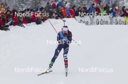 17.01.2016, Ruhpolding, Germany (GER): Alexia Runggaldier (ITA) -  IBU world cup biathlon, relay women, Ruhpolding (GER). www.nordicfocus.com. © Manzoni/NordicFocus. Every downloaded picture is fee-liable.