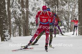 23.01.2016, Antholz, Italy (ITA): Henrik l'Abee-Lund (NOR) -  IBU world cup biathlon, pursuit men, Antholz (ITA). www.nordicfocus.com. © Manzoni/NordicFocus. Every downloaded picture is fee-liable.