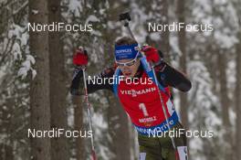 23.01.2016, Antholz, Italy (ITA): Simon Schempp (GER) -  IBU world cup biathlon, pursuit men, Antholz (ITA). www.nordicfocus.com. © Manzoni/NordicFocus. Every downloaded picture is fee-liable.