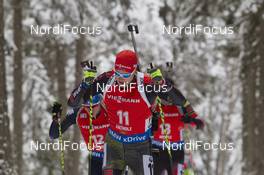 23.01.2016, Antholz, Italy (ITA): Benedikt Doll (GER) -  IBU world cup biathlon, pursuit men, Antholz (ITA). www.nordicfocus.com. © Manzoni/NordicFocus. Every downloaded picture is fee-liable.