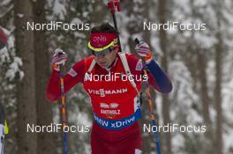 23.01.2016, Antholz, Italy (ITA): Ole Einar Bjoerndalen (NOR) -  IBU world cup biathlon, pursuit men, Antholz (ITA). www.nordicfocus.com. © Manzoni/NordicFocus. Every downloaded picture is fee-liable.