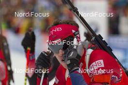 23.01.2016, Antholz, Italy (ITA): Tarjei Boe (NOR) -  IBU world cup biathlon, pursuit men, Antholz (ITA). www.nordicfocus.com. © Manzoni/NordicFocus. Every downloaded picture is fee-liable.