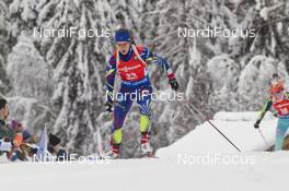23.01.2016, Antholz, Italy (ITA): Anais Chevalier (FRA) -  IBU world cup biathlon, pursuit women, Antholz (ITA). www.nordicfocus.com. © Manzoni/NordicFocus. Every downloaded picture is fee-liable.