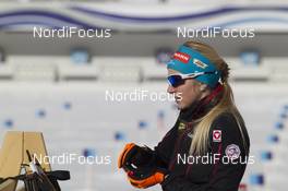 23.01.2016, Antholz, Italy (ITA): Lisa Theresa Hauser (AUT) -  IBU world cup biathlon, pursuit women, Antholz (ITA). www.nordicfocus.com. © Manzoni/NordicFocus. Every downloaded picture is fee-liable.