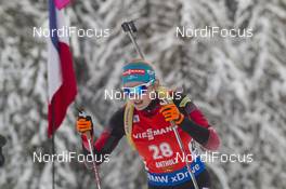 23.01.2016, Antholz, Italy (ITA): Lisa Theresa Hauser (AUT) -  IBU world cup biathlon, pursuit women, Antholz (ITA). www.nordicfocus.com. © Manzoni/NordicFocus. Every downloaded picture is fee-liable.