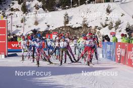 24.01.2016, Antholz, Italy (ITA): Maxim Tsvetkov (RUS), Eric Lesser (GER), Ole Einar Bjoerndalen (NOR), (l-r) -  IBU world cup biathlon, relay men, Antholz (ITA). www.nordicfocus.com. © Manzoni/NordicFocus. Every downloaded picture is fee-liable.