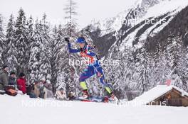 24.01.2016, Antholz, Italy (ITA): Anais Chevalier (FRA) -  IBU world cup biathlon, relay women, Antholz (ITA). www.nordicfocus.com. © Manzoni/NordicFocus. Every downloaded picture is fee-liable.