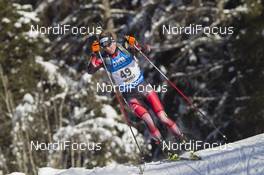 22.01.2016, Antholz, Italy (ITA): Sven Grossegger (AUT) -  IBU world cup biathlon, sprint men, Antholz (ITA). www.nordicfocus.com. © Manzoni/NordicFocus. Every downloaded picture is fee-liable.