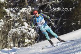 22.01.2016, Antholz, Italy (ITA): Dmitro Pidruchny (UKR) -  IBU world cup biathlon, sprint men, Antholz (ITA). www.nordicfocus.com. © Manzoni/NordicFocus. Every downloaded picture is fee-liable.