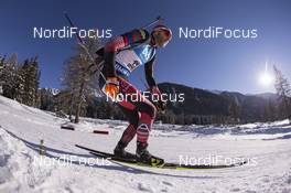 22.01.2016, Antholz, Italy (ITA): Simon Eder (AUT) -  IBU world cup biathlon, sprint men, Antholz (ITA). www.nordicfocus.com. © Manzoni/NordicFocus. Every downloaded picture is fee-liable.