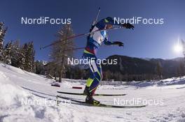 22.01.2016, Antholz, Italy (ITA): Quentin Fillon Maillet (FRA) -  IBU world cup biathlon, sprint men, Antholz (ITA). www.nordicfocus.com. © Manzoni/NordicFocus. Every downloaded picture is fee-liable.
