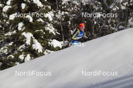 21.01.2016, Antholz, Italy (ITA): Valj Semerenko (UKR) -  IBU world cup biathlon, sprint women, Antholz (ITA). www.nordicfocus.com. © Manzoni/NordicFocus. Every downloaded picture is fee-liable.