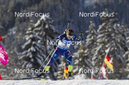 21.01.2016, Antholz, Italy (ITA): Justine Braisaz (FRA) -  IBU world cup biathlon, sprint women, Antholz (ITA). www.nordicfocus.com. © Manzoni/NordicFocus. Every downloaded picture is fee-liable.