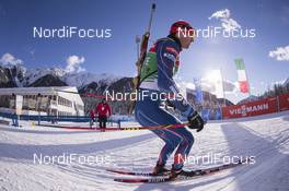 20.01.2016, Antholz, Italy (ITA): Michal Slesingr (CZE) -  IBU world cup biathlon, training, Antholz (ITA). www.nordicfocus.com. © Manzoni/NordicFocus. Every downloaded picture is fee-liable.