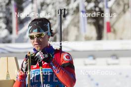 19.01.2016, Antholz, Italy (ITA): Joanne Reid (USA) -  IBU world cup biathlon, training, Antholz (ITA). www.nordicfocus.com. © Manzoni/NordicFocus. Every downloaded picture is fee-liable.