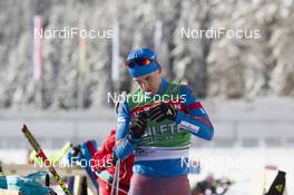 20.01.2016, Antholz, Italy (ITA): Dmitry Malyshko (RUS) -  IBU world cup biathlon, training, Antholz (ITA). www.nordicfocus.com. © Manzoni/NordicFocus. Every downloaded picture is fee-liable.