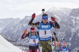 06.02.2016, Canmore, Canada (CAN): Simon Schempp (GER) -  IBU world cup biathlon, mass men, Canmore (CAN). www.nordicfocus.com. © Manzoni/NordicFocus. Every downloaded picture is fee-liable.