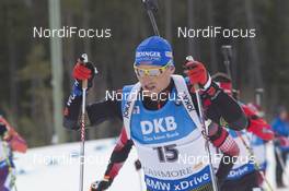 06.02.2016, Canmore, Canada (CAN): Eric Lesser (GER) -  IBU world cup biathlon, mass men, Canmore (CAN). www.nordicfocus.com. © Manzoni/NordicFocus. Every downloaded picture is fee-liable.