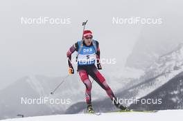 06.02.2016, Canmore, Canada (CAN): Simon Eder (AUT) -  IBU world cup biathlon, mass men, Canmore (CAN). www.nordicfocus.com. © Manzoni/NordicFocus. Every downloaded picture is fee-liable.