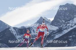 07.02.2016, Canmore, Canada (CAN): Synnoeve Solemdal (NOR) -  IBU world cup biathlon, relay mixed, Canmore (CAN). www.nordicfocus.com. © Manzoni/NordicFocus. Every downloaded picture is fee-liable.