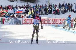 07.02.2016, Canmore, Canada (CAN): Simon Schempp (GER) -  IBU world cup biathlon, relay mixed, Canmore (CAN). www.nordicfocus.com. © Manzoni/NordicFocus. Every downloaded picture is fee-liable.