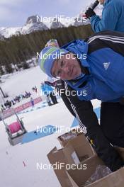 07.02.2016, Canmore, Canada (CAN): Luis Mahlknecht (ITA) -  IBU world cup biathlon, relay mixed, Canmore (CAN). www.nordicfocus.com. © Manzoni/NordicFocus. Every downloaded picture is fee-liable.