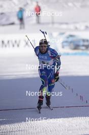 07.02.2016, Canmore, Canada (CAN): Martin Fourcade (FRA) -  IBU world cup biathlon, single mixed relay, Canmore (CAN). www.nordicfocus.com. © Manzoni/NordicFocus. Every downloaded picture is fee-liable.